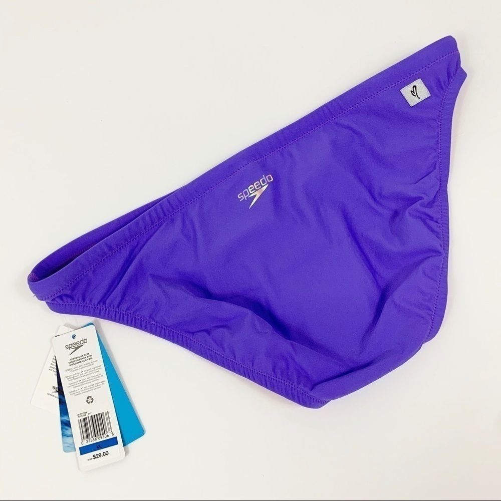 SPEEDO NWT XL Purple Bikini Bottoms - Picture 4 of 4